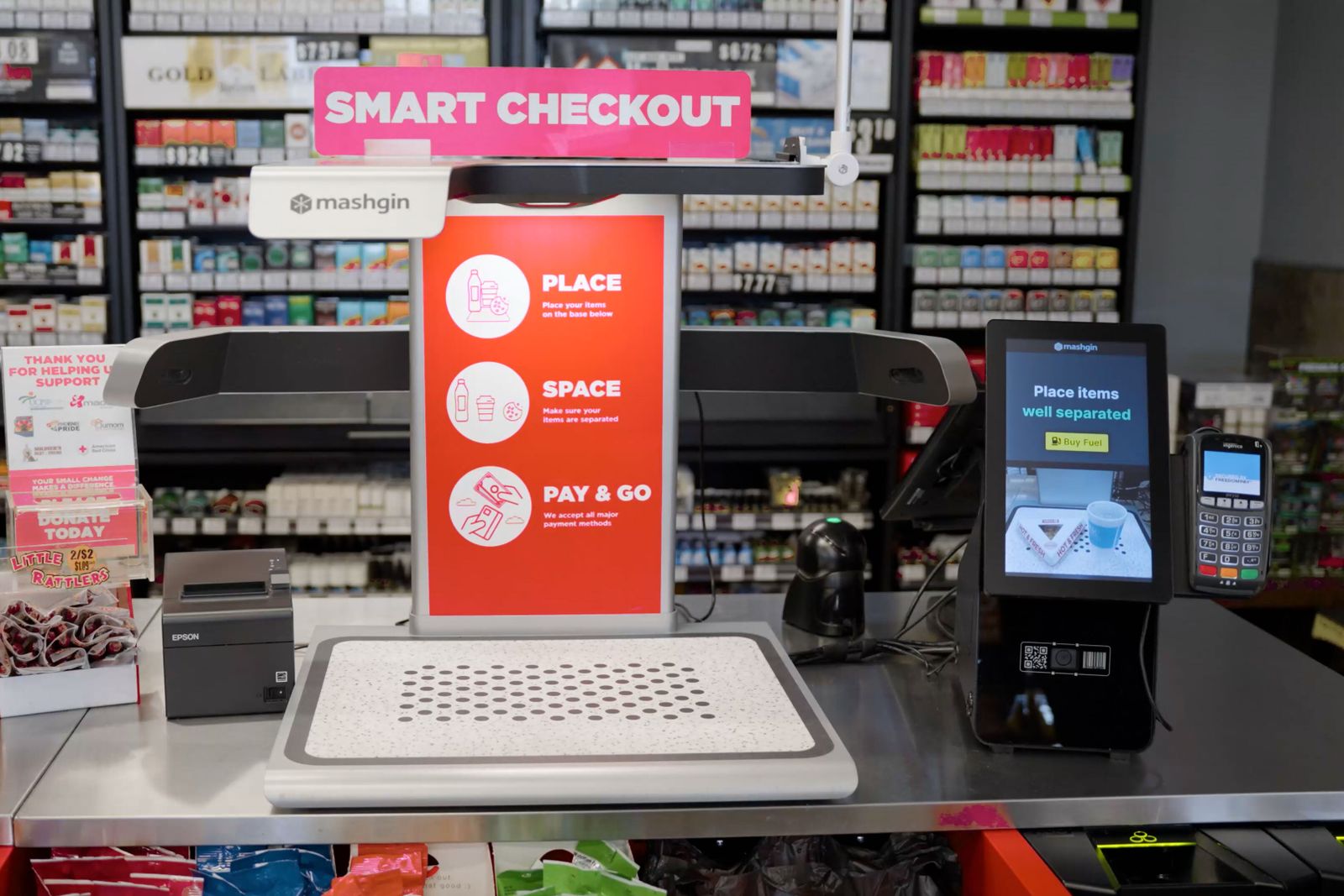 Mashgin self-checkout machine