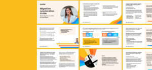 Spread of pages from the migration guide