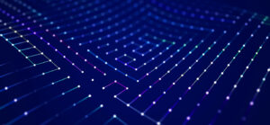 Digitally rendered lines with points of connection