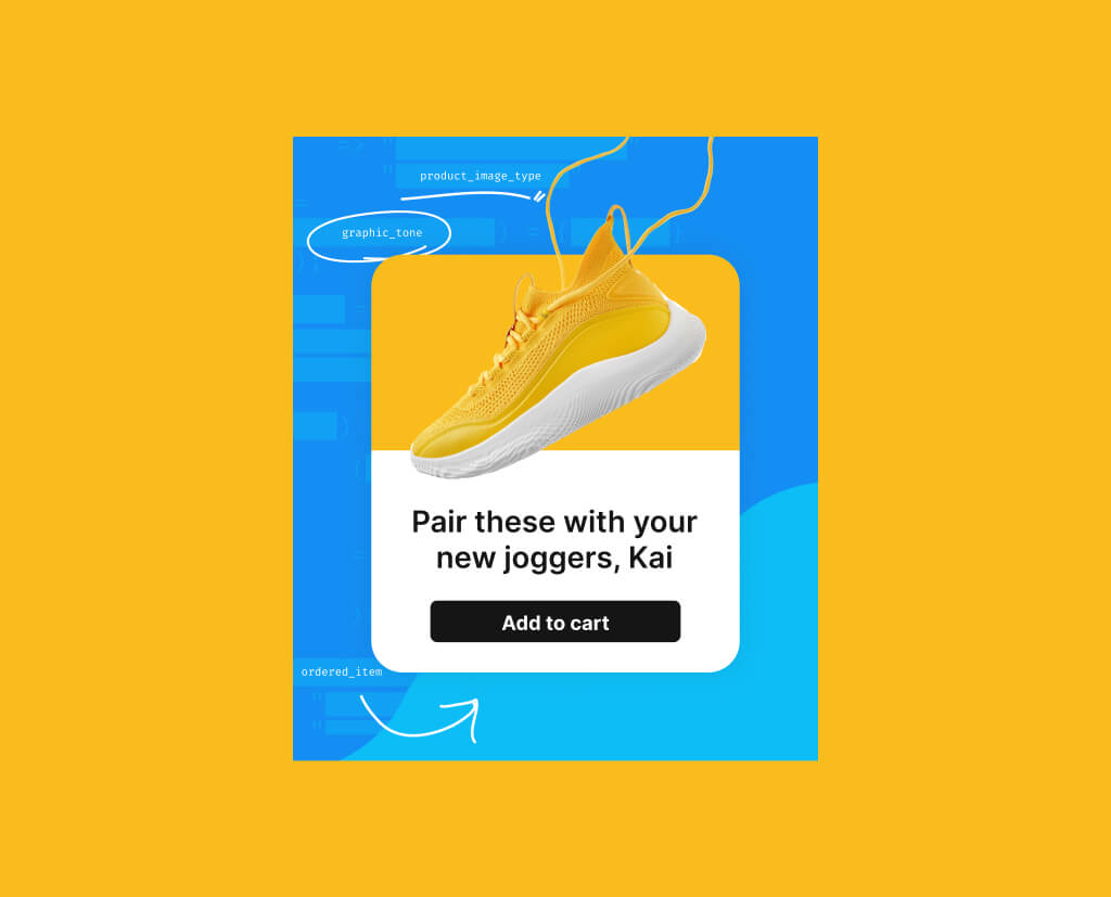 Example of a message powered by Cordial