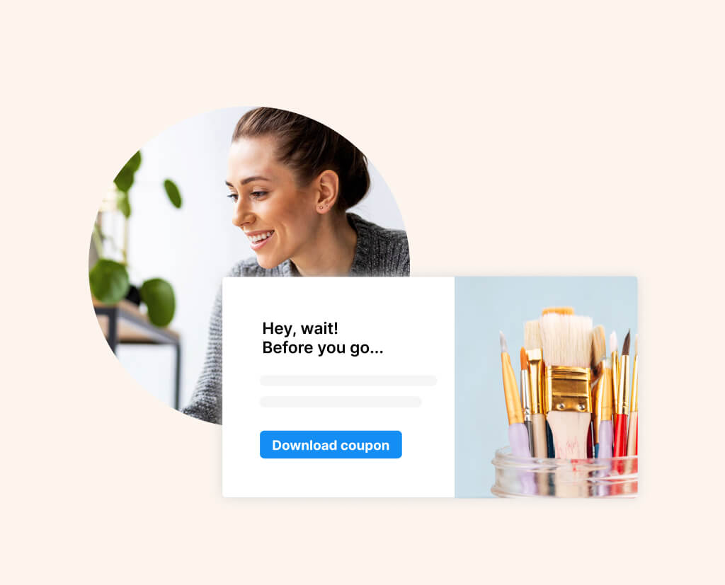 Exit intent web forms with Cordail