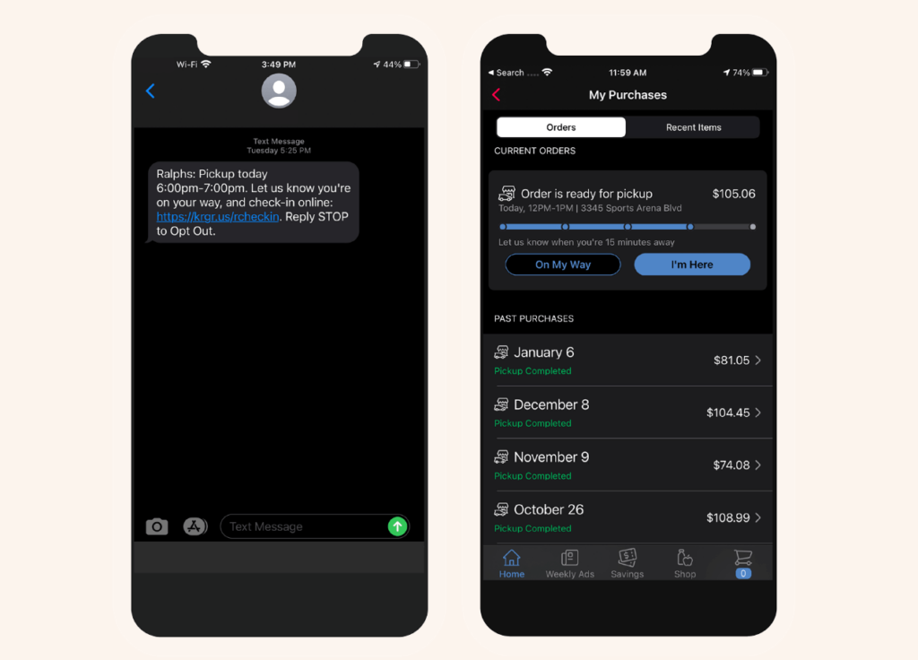 Ralphs shopping app example