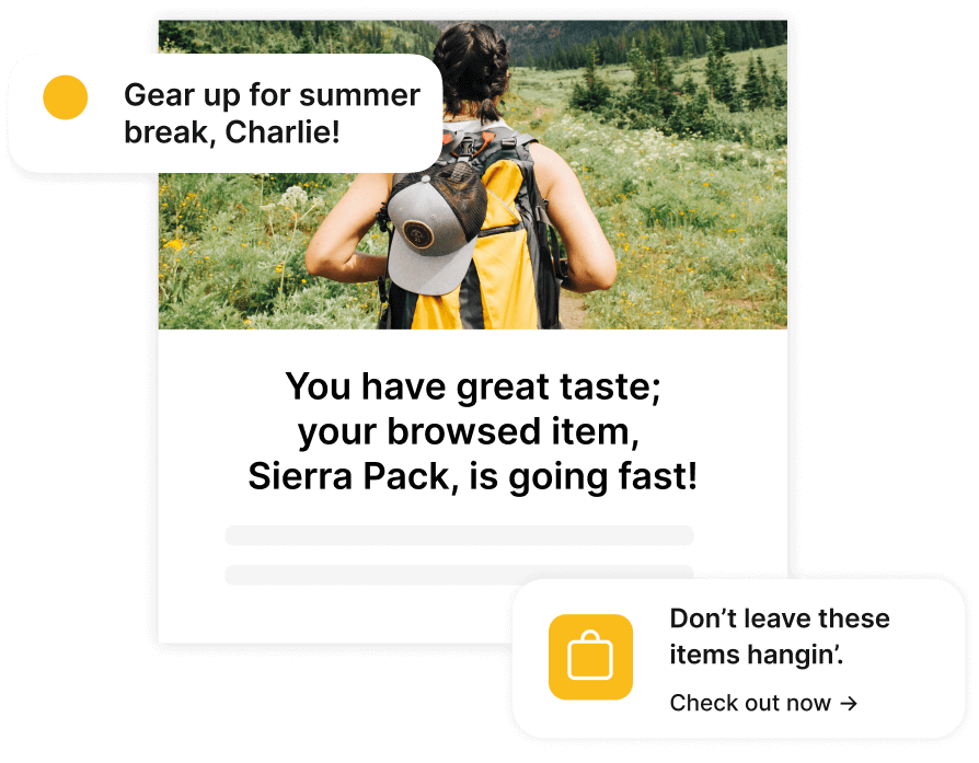 Cordial cross-channel messaging example